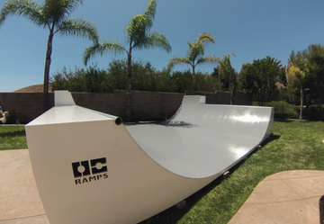 OC Ramps Half Pipe Ramp – 16' Wide
