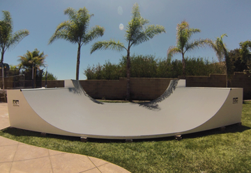 OC Ramps Half Pipe Ramp – 16' Wide
