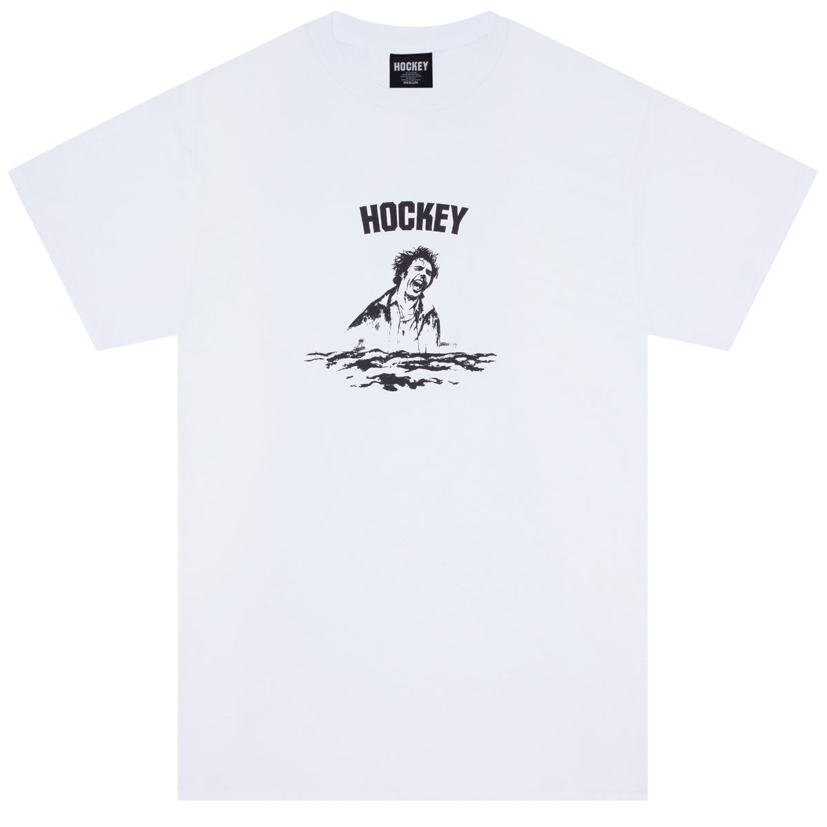 Hockey Surface T-Shirt - White image 1