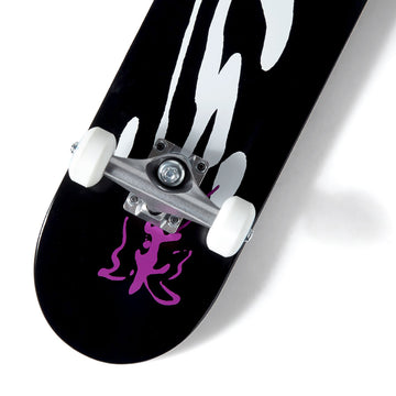 CCS Ink Blot Logo Mini Skateboard Complete - Black