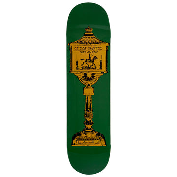 CCS Iron Mailbox Skateboard Deck - Green - 7.75