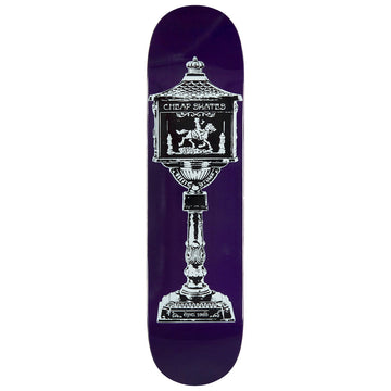 CCS Iron Mailbox Skateboard Deck - Blue - 7.75