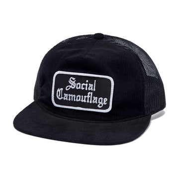 CCS Social Camouflage Cord Trucker Hat - Black