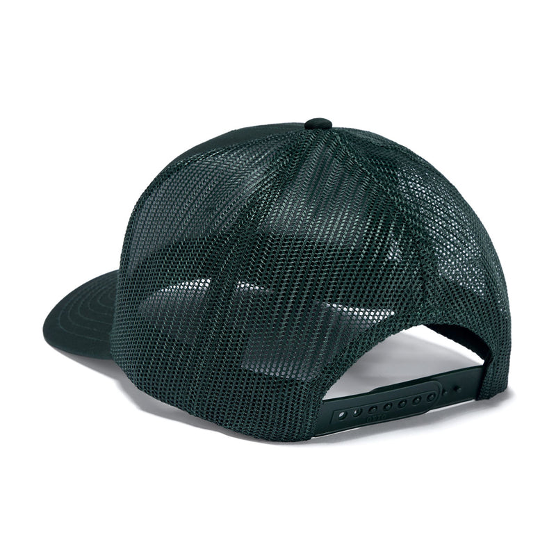 CCS Smile Decay Trucker Hat - Dark Green