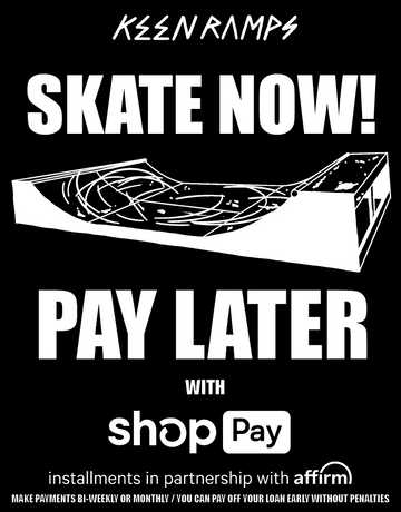 Keen Ramps 3.5' x 12' Mini Half Pipe