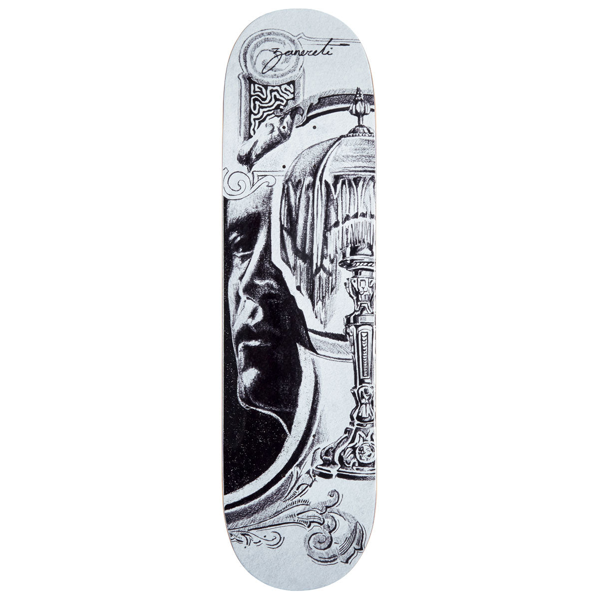 CCS x Zanereti Sweat Meadow Skateboard Deck image 1