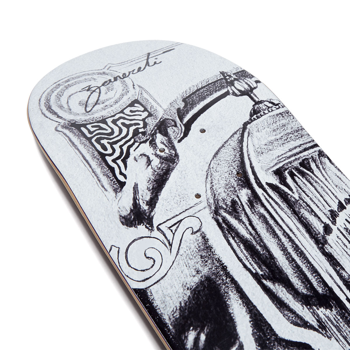 CCS x Zanereti Sweat Meadow Skateboard Deck image 3