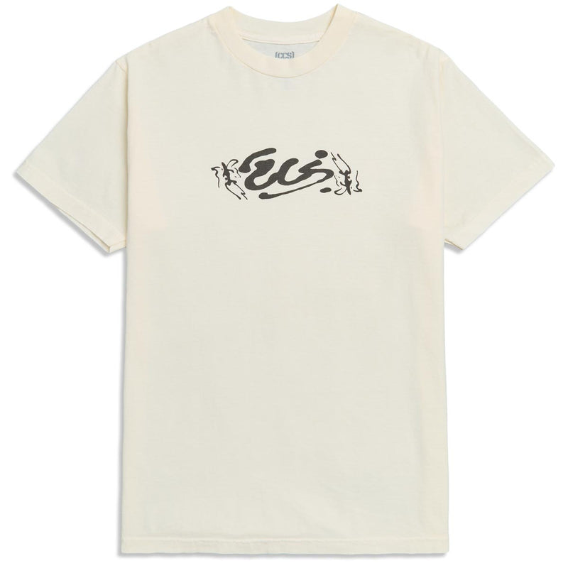 CCS Ink Blot Logo T-Shirt - Faded Cream - XXL