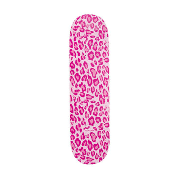 CCS Leopard Embossed Mini Skateboard Deck - Pink