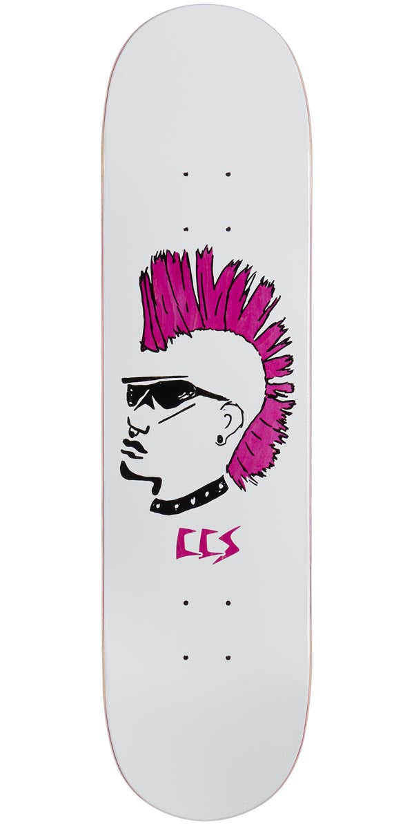 CCS OG Punk Skateboard Deck White