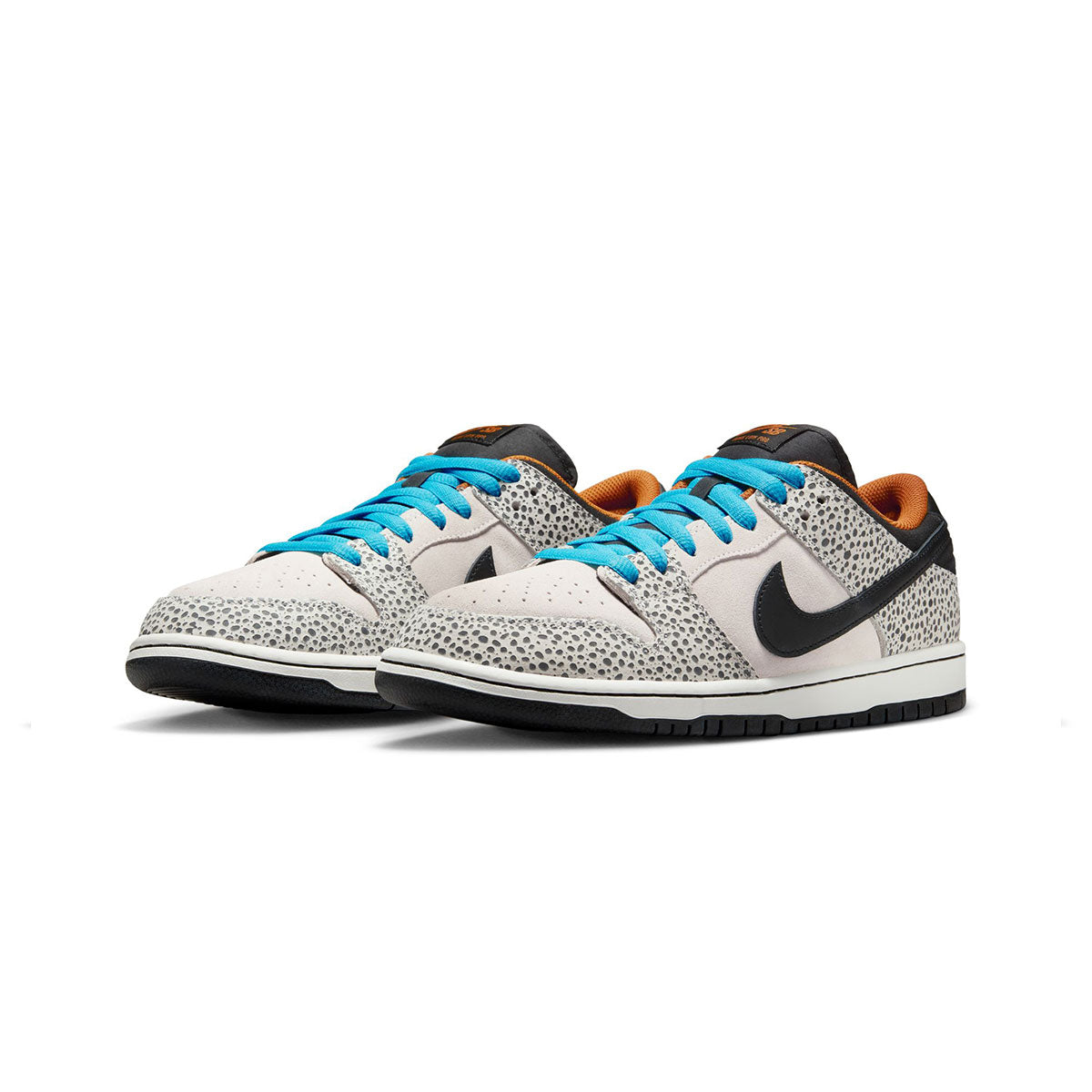 Nike SB Youth Dunk Low Pro Shoes - Phantom/Black/Black/Monarch image 6