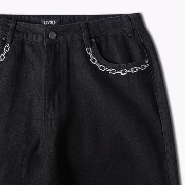 CCS Original Relaxed Taper Jeans - Chain Black