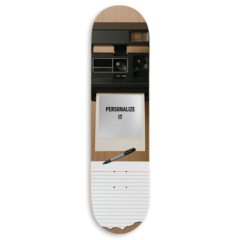 CCS Customs Photo Moments Skateboard Deck - Polaroid - 8.375