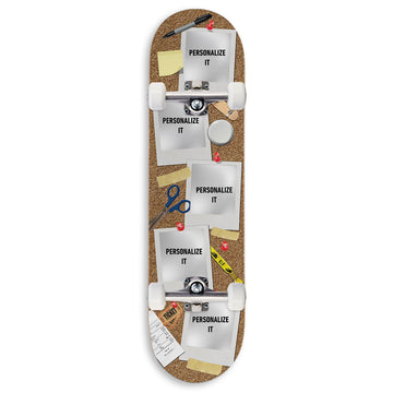 CCS Customs Photo Moments Skateboard Complete - Corkboard - 8.00