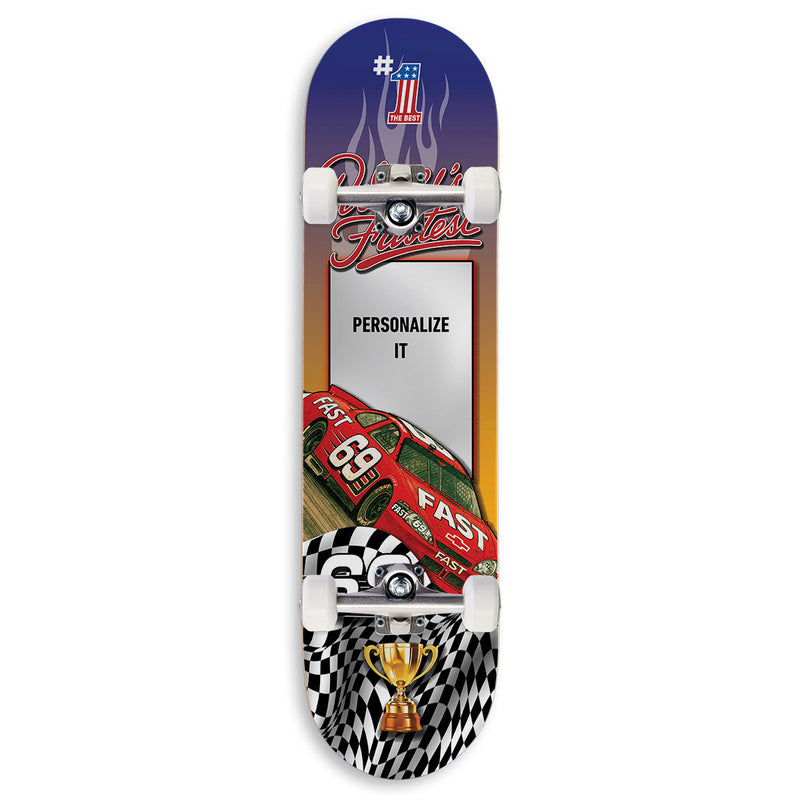 CCS Customs Photo Moments Skateboard Complete - Fastest Man - 8.00