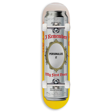 CCS Customs Photo Moments Skateboard Complete - My First Beer - 8.50