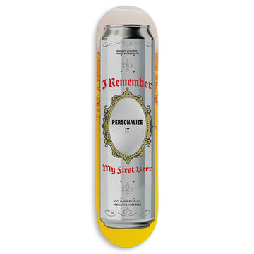 CCS Customs Photo Moments Skateboard Deck - My First Beer - 8.125