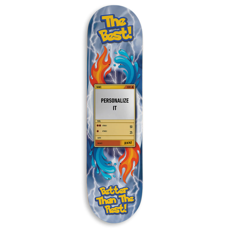 CCS Customs Photo Moments Skateboard Deck - Trading Card Game - 8.125