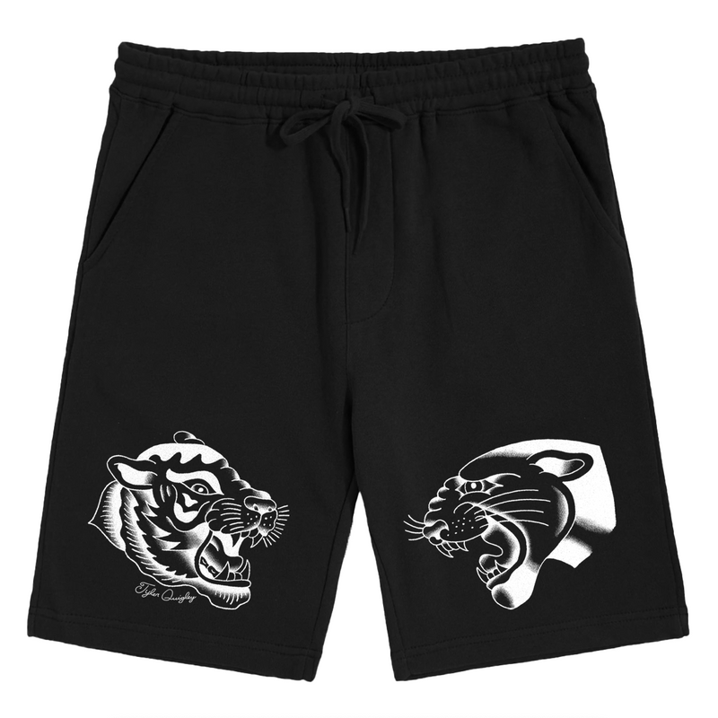 CCS x Quigley Big Cats Sweat Shorts - Black