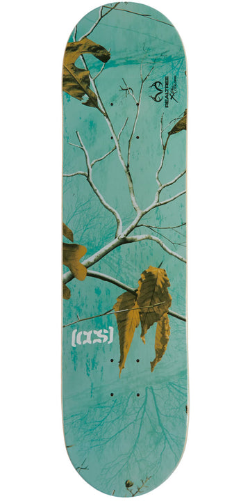CCS x Realtree Logo Skateboard Deck - Sea Glass - 7.25