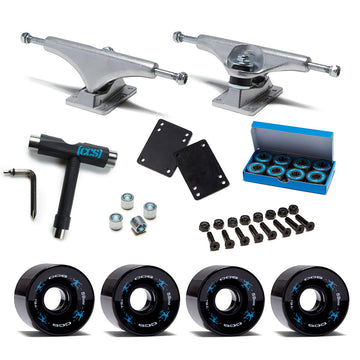 CCS Retro Cruiser Skateboard Assembly Kit - Black - 169mm
