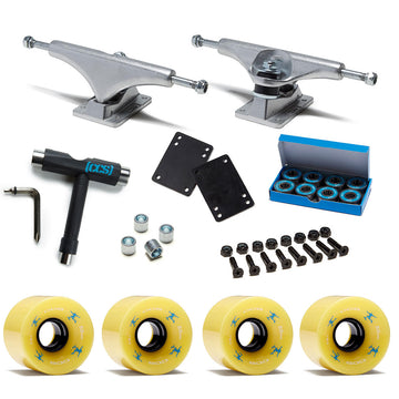 CCS Retro Cruiser Skateboard Assembly Kit - Yellow - 149mm
