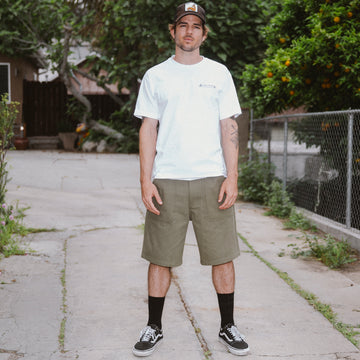 CCS Surplus Herringbone Shorts - Olive