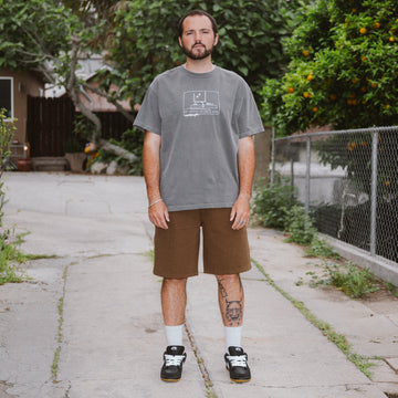 CCS Pleated Chino Shorts - Brown