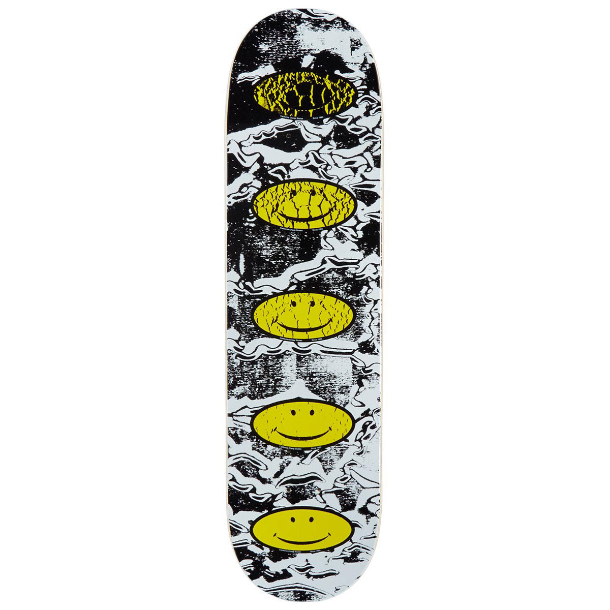 CCS Smile Decay Skateboard Deck - Black - 8.25