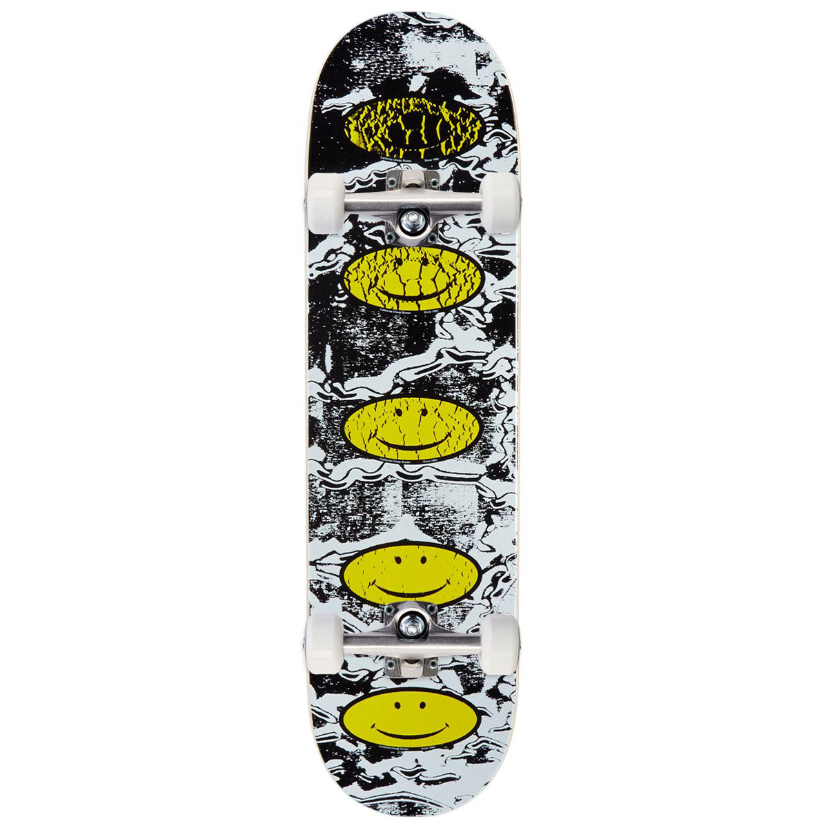 CCS Smile Decay Skateboard Complete - Black - 8.25