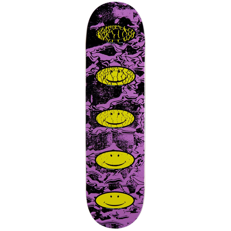 CCS Smile Decay Skateboard Deck - Purple - 7.75