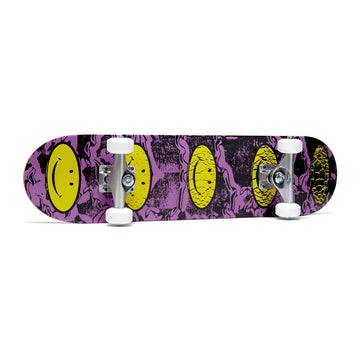 CCS Smile Decay Mini Skateboard Complete - Purple
