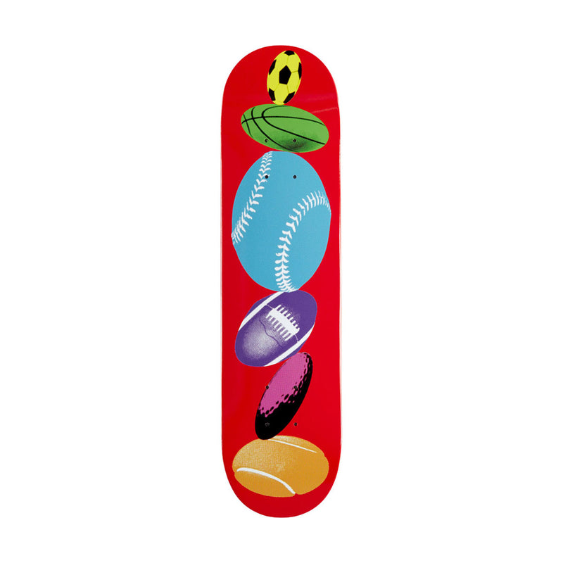 CCS Sports Ball Mini Skateboard Deck - Red - 7.00
