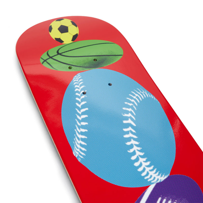 CCS Sports Ball Mini Skateboard Deck - Red