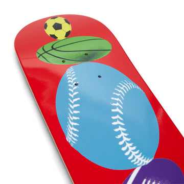 CCS Sports Ball Mini Skateboard Complete - Red