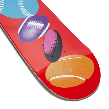 CCS Sports Ball Mini Skateboard Deck - Red