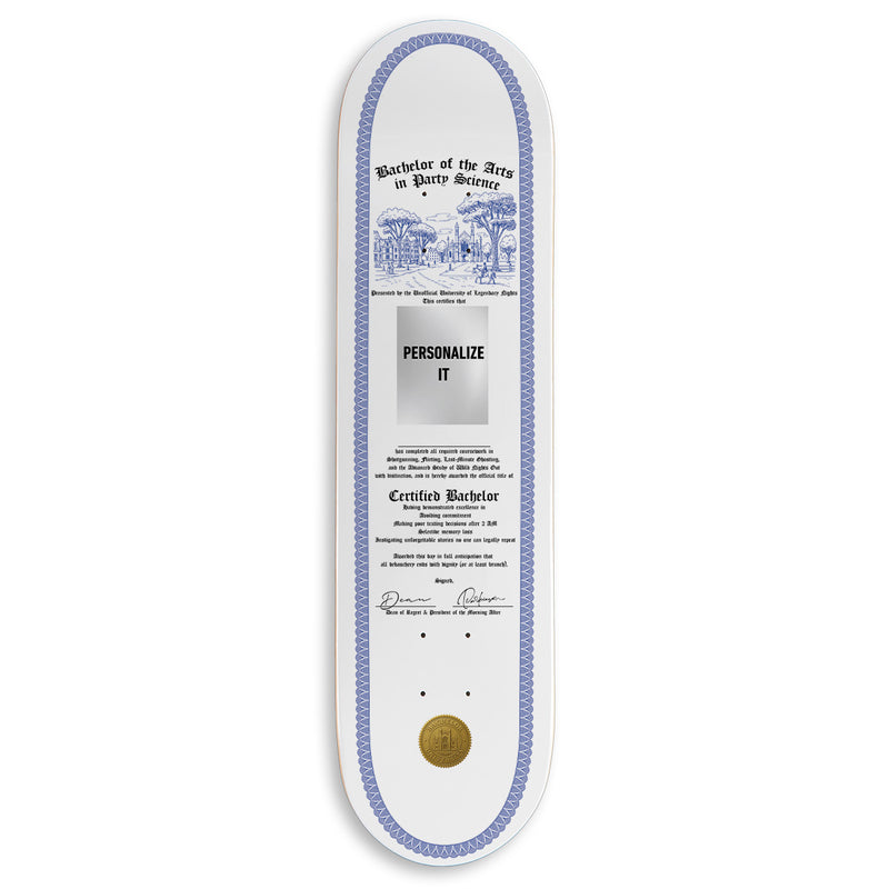 CCS Customs Together Skateboard Deck - Bachelor Certificate - 8.00