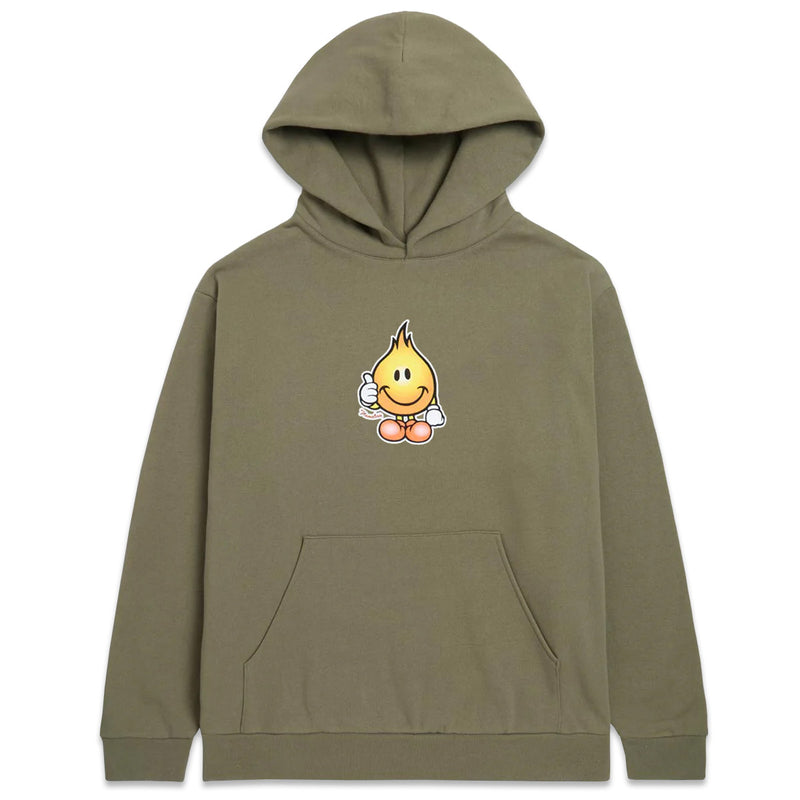 World Industries Classic Flameboy Hoodie - Vintage Army