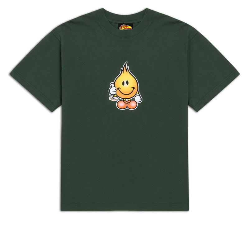 World Industries Classic Flameboy T-Shirt - Vintage Green