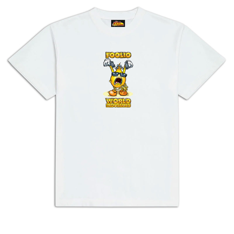 World Industries Foolio T-Shirt - White - LG