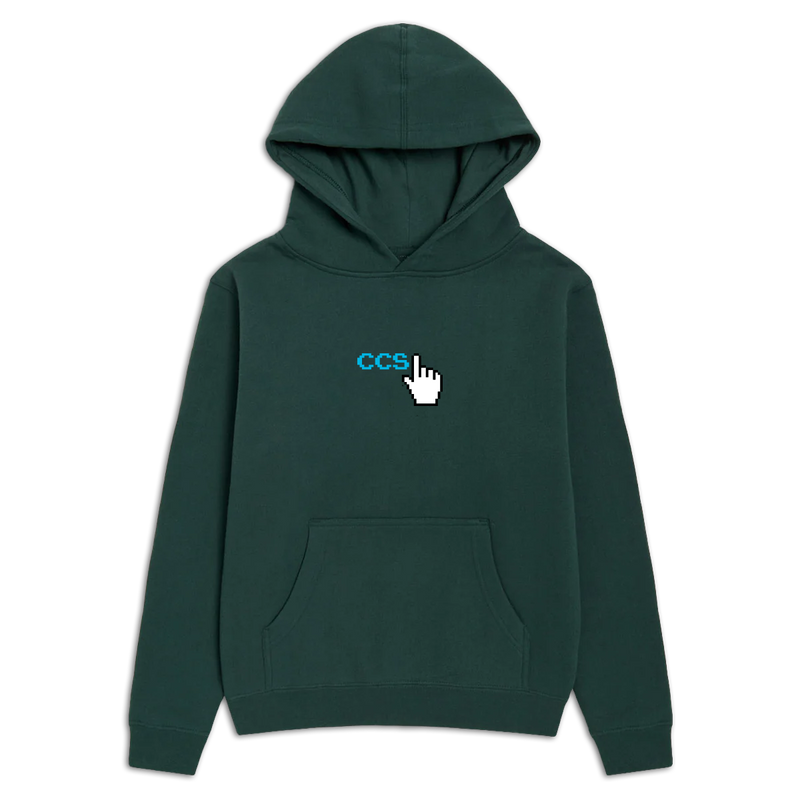 CCS Youth 56000 Bits Hoodie - Green - YXL