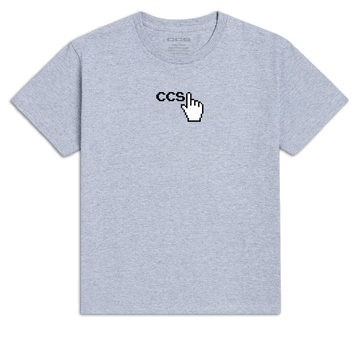 CCS Youth 56000 Bits T-Shirt - Heather Grey - YSM