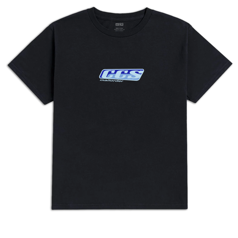 CCS Youth Snow Logo T-Shirt - Black - YLG