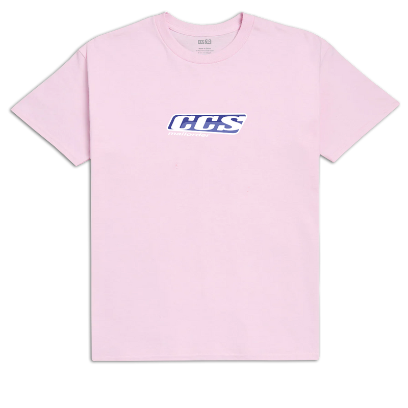 CCS Youth Snow Logo T-Shirt - Pink - YXL