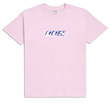 CCS Youth Snow Logo T-Shirt - Pink - YLG