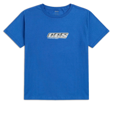 CCS Youth Snow Logo T-Shirt - Blue - YLG