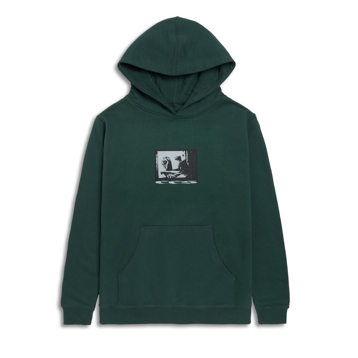 CCS Youth Gargoyle Hoodie - Green - YLG image 1