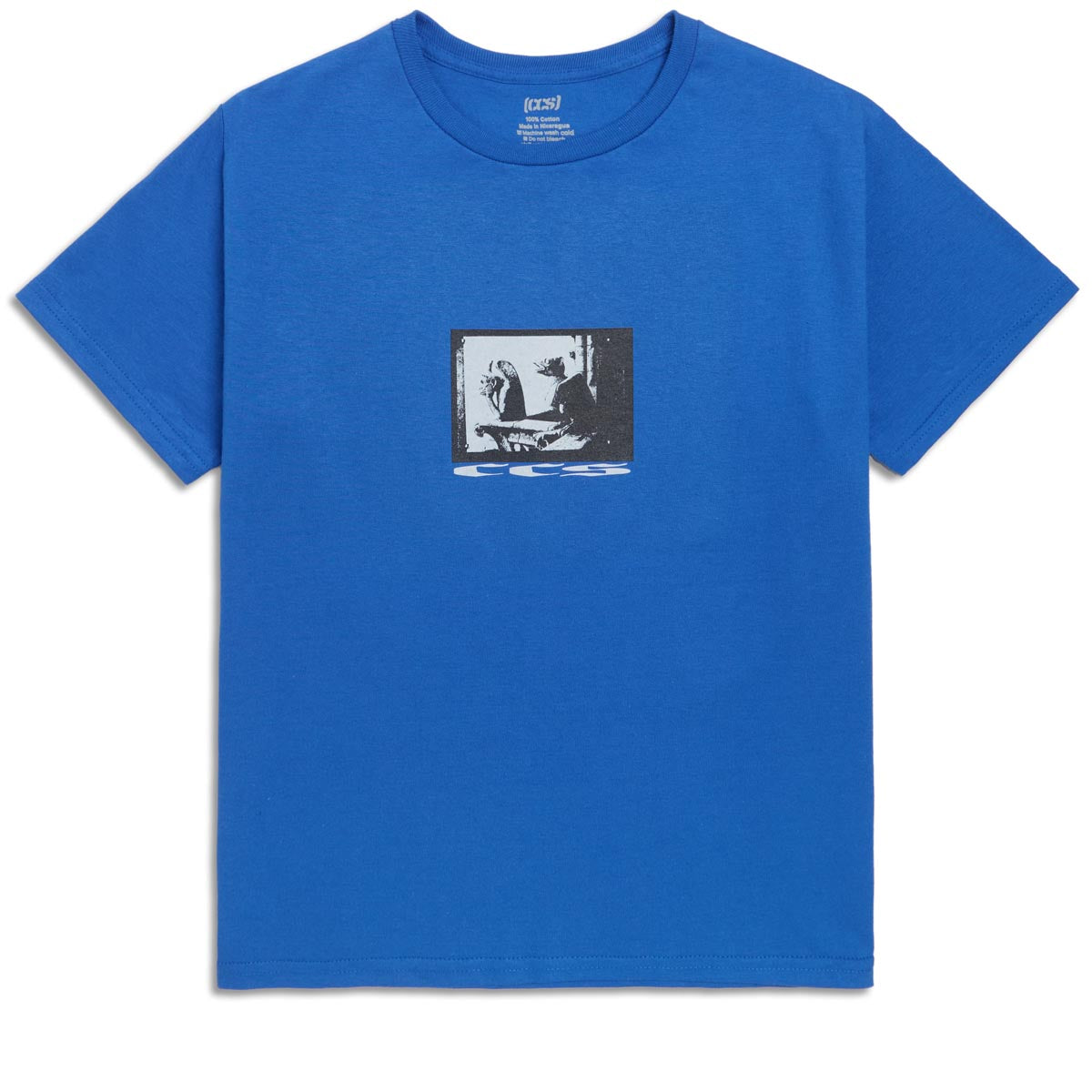 CCS Youth Gargoyle T-Shirt - Blue - YLG image 1