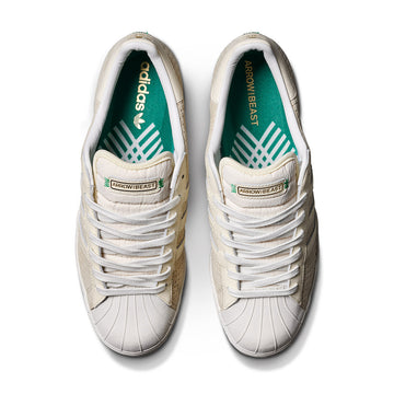 Adidas x Arrow & Beast Superstar ADV Shoes - Wonder White/Crystal White