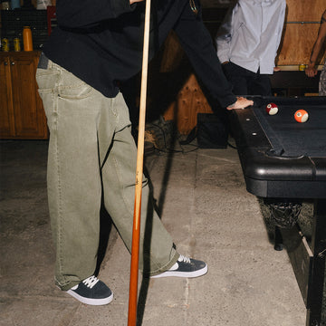 CCS Baggy Straight Denim Jeans - Faded Olive